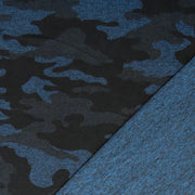 Sapphire Black Camo Marl Dry-Flex Ubersoft Poly Lycra Jersey Knit Fabric