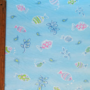 Under the Sea Cotton Knit Fabric - 19" Remnant