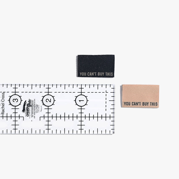 "You Can't Buy This" 6 Pack Woven Labels by Kylie and the Machine