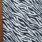 Zebra Print Poly Spandex Swimsuit Fabric