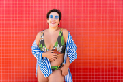 Hawaiian Life Nylon Spandex Swimsuit Fabric
