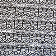 Black Triangle Abstract Nylon Spandex Swimsuit Fabric - 30" Remnant
