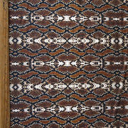 Copperhead Snakeskin Nylon Spandex Swimsuit Fabric - 30" Remnant