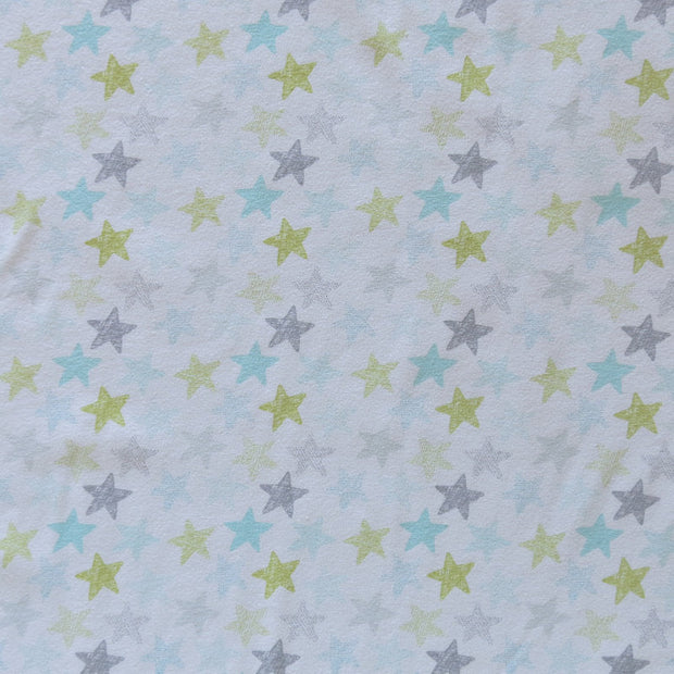 Starlight Starbright Cotton Lycra Jersey Knit Fabric - 30" Remnant