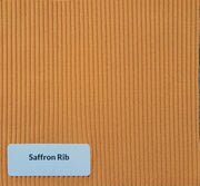 Saffron Ribbed Nylon Spandex Swimsuit Fabric - 31" Remnant