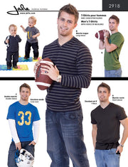 Men's T-Shirts Sewing Pattern by Jalie