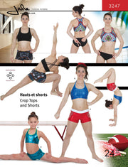 Crop Tops and Shorts Sewing Pattern by Jalie