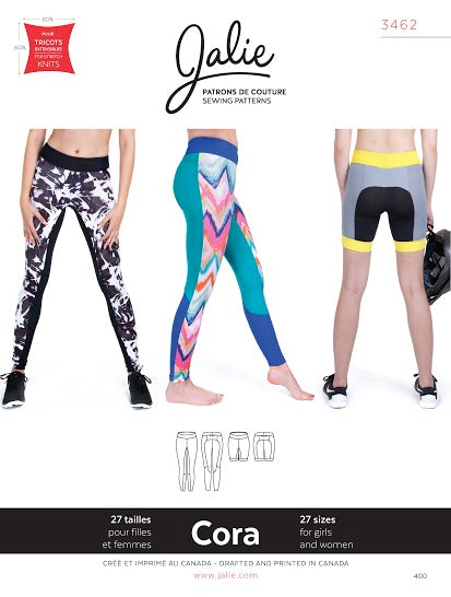 Cora Leggings Sewing Pattern by Jalie – The Fabric Fairy
