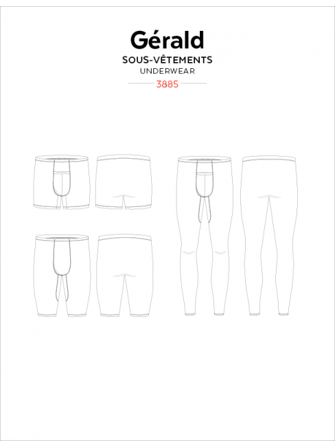 Gerald Underwear Sewing Pattern by Jalie