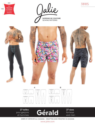 Gerald Underwear Sewing Pattern by Jalie