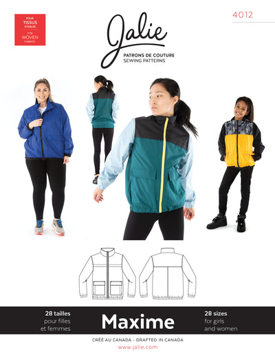 Maxime Three-Season Jacket Sewing Pattern by Jalie