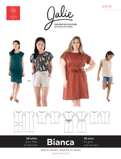 Bianca Dress and Top Sewing Pattern by Jalie