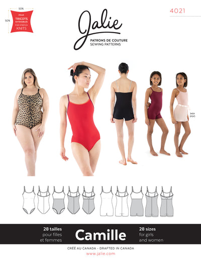 Camille Cami Leotard and Biketard Sewing Pattern by Jalie