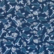 A Honu World Blue Nylon Spandex Swimsuit Fabric
