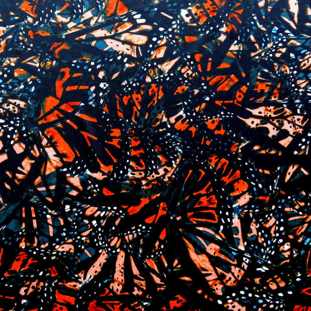 Abstract Monarch Nylon Spandex Swimsuit Fabric