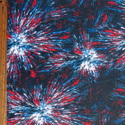 Americana Fireworks Poly Spandex Swimsuit Fabric
