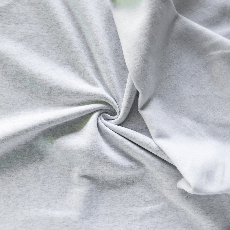 Grey Black Heathered Dry Switch Poly Spandex Fleece Knit Fabric – The  Fabric Fairy
