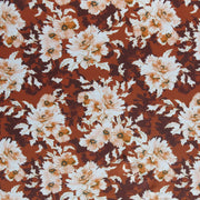 Autumn Blooms Poly Spandex Brushed Jersey Knit Fabric