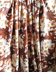 Autumn Blooms Poly Spandex Brushed Jersey Knit Fabric