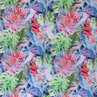 Birds in Paradise Nylon Spandex Swimsuit Fabric