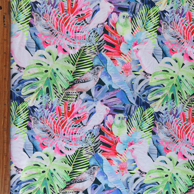 Birds in Paradise Nylon Spandex Swimsuit Fabric