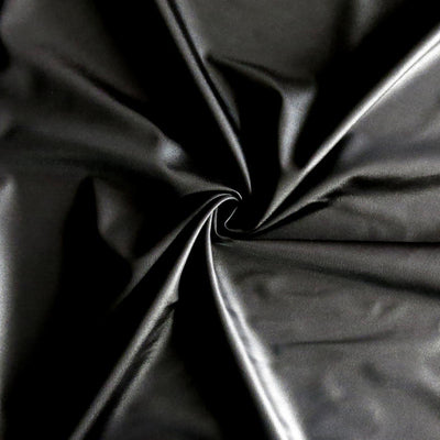 Liquid Lucid Ciré Black Nylon Spandex Swimsuit Fabric