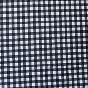 Black and White Gingham Nylon Spandex Swimsuit Fabric