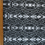 Black and Grey Snakeskin Nylon Spandex Swimsuit Fabric