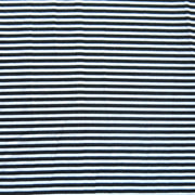 Black and White 1/8 inch Stripe Nylon Spandex Swimsuit Fabric