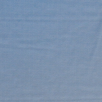 Blue Lined Gingham Stretch Woven Fabric