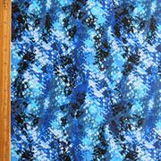 Blue Pebble Abstract Nylon Spandex Swimsuit Fabric