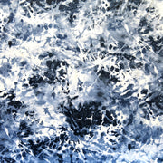 Blue Splinter Nylon Spandex Swimsuit Fabric - 32" Remnant