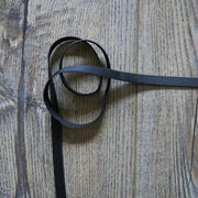 Black 3/8 Inch Bra Strapping Elastic