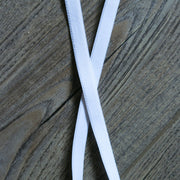 White 3/8 Inch Bra Strapping Elastic