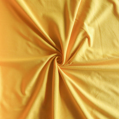Bright Gold Cotton Lycra Jersey Knit Fabric
