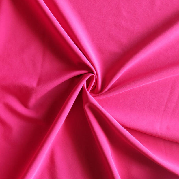 Bright Pink Stretch Woven Fabric