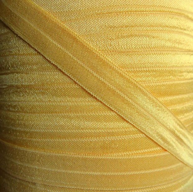 Bumblebee Yellow Fold Over Elastic Trim
