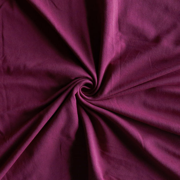 Maroon Cotton Lycra Jersey Knit Fabric