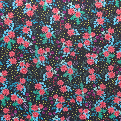 Bursting Bouquet Poly Spandex Swimsuit Fabric