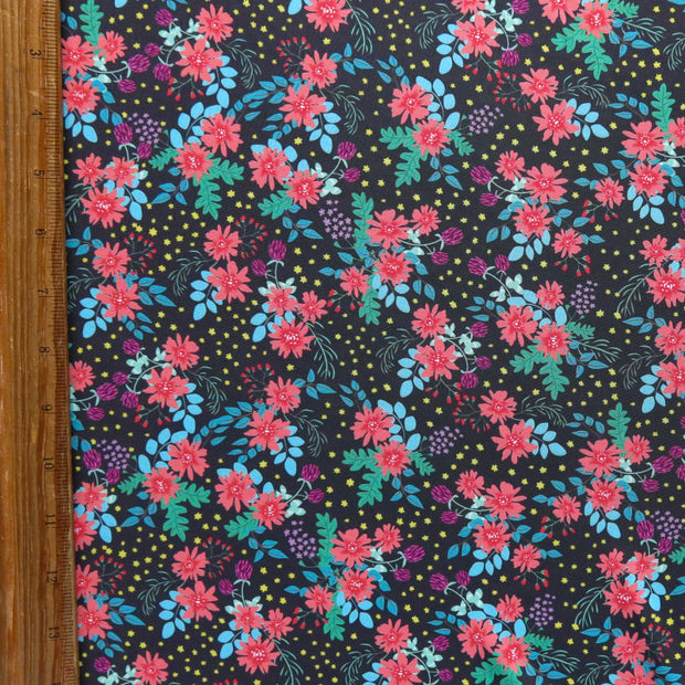 Bursting Bouquet Poly Spandex Swimsuit Fabric
