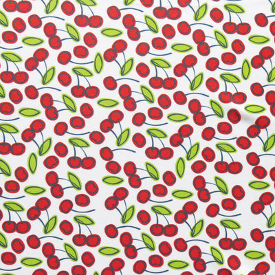 Cherries Poly Spandex Swimsuit Fabric