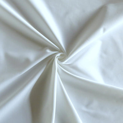 Carbon White Stretch Woven Fabric