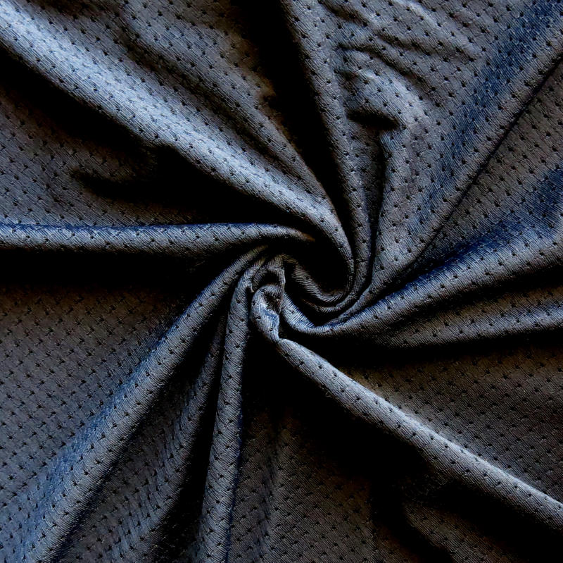 Carbon Black Pinhole Poly Lycra Mesh Fabric – The Fabric Fairy