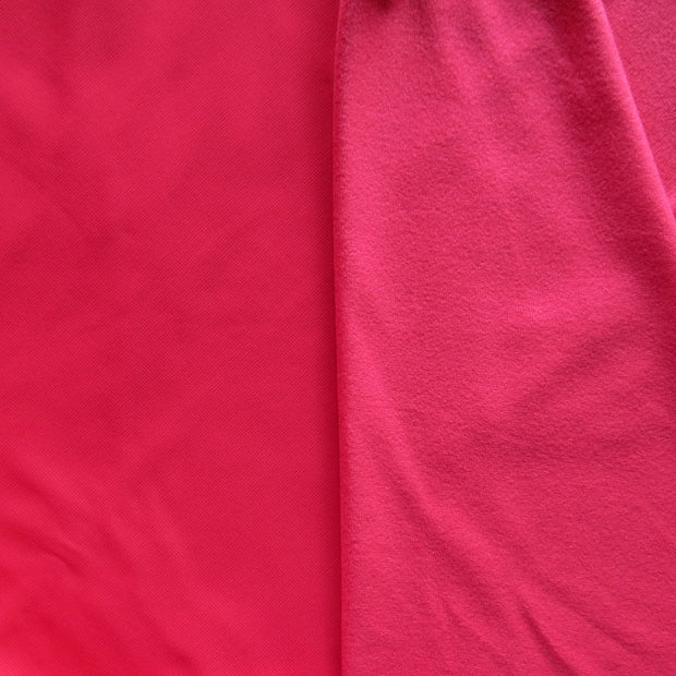 Cherry Nailhead Powerstretch Brushed Jersey Knit Fabric