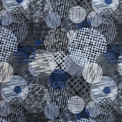 Circle Patterns Flow Stretch Boardshort Fabric