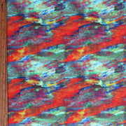 Colorful Current Nylon Spandex Swimsuit Fabric, Warm Colorway