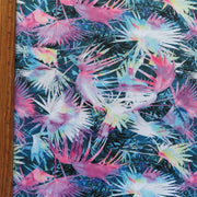 Colorful Palm Fronds Nylon Spandex Swimsuit Fabric