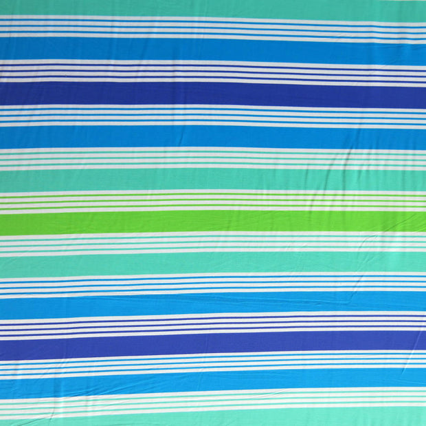 Cool Cabana Stripe Nylon Spandex Swimsuit Fabric