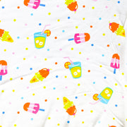 Cool Treats and Polka Dots Cotton Knit Fabric