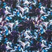 Dark Arty Swirl Flow Stretch Boardshort Fabric